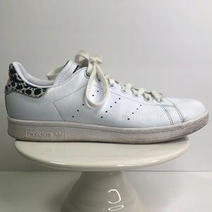Adidas Stan Smith White Leopard Sneakers #8